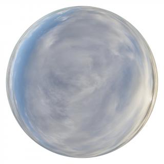 HDRi Skydome of Blue Clouded Sky 16K